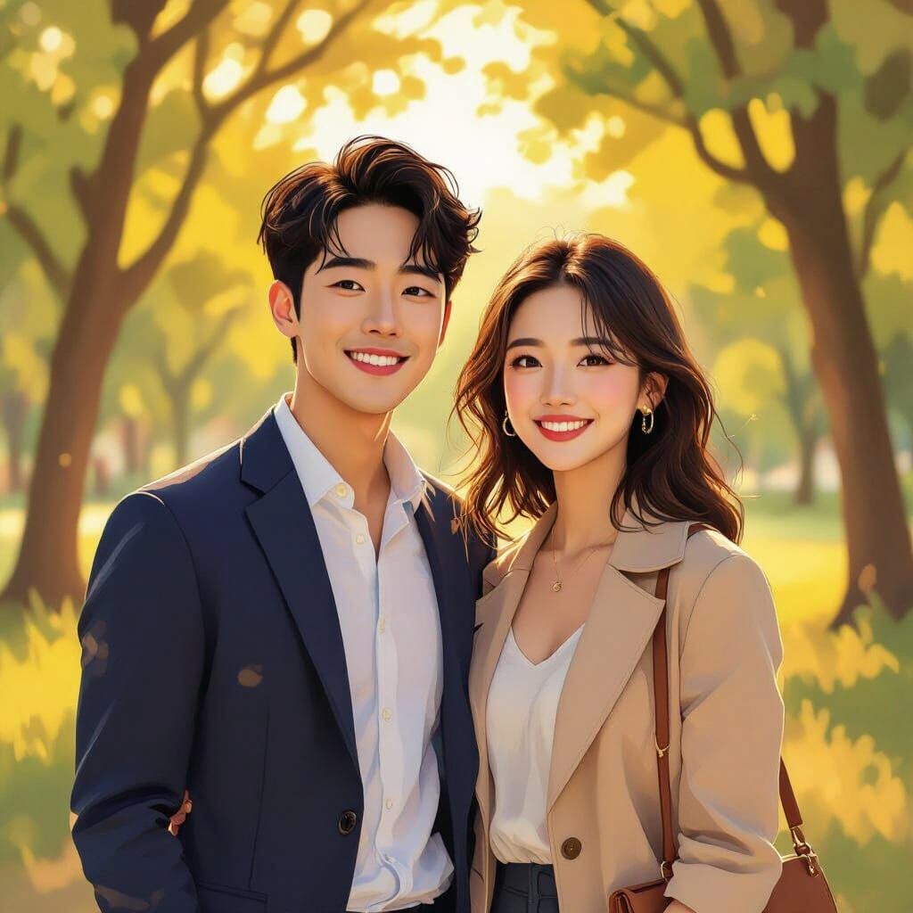 Choi Woo Shik & Phoebe Yeo in Punggol Park Golden Hour