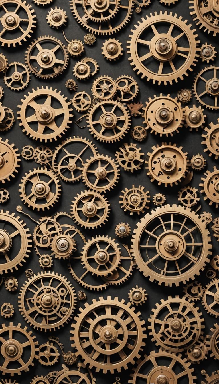 Steampunk Gears and Retro Robots: Vintage Tech