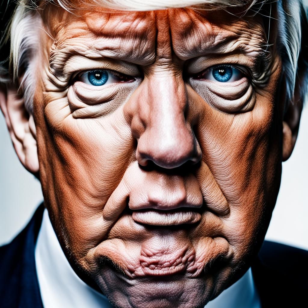 Donald Trump Portrait for LinkedIn, Professional Studio Qual...