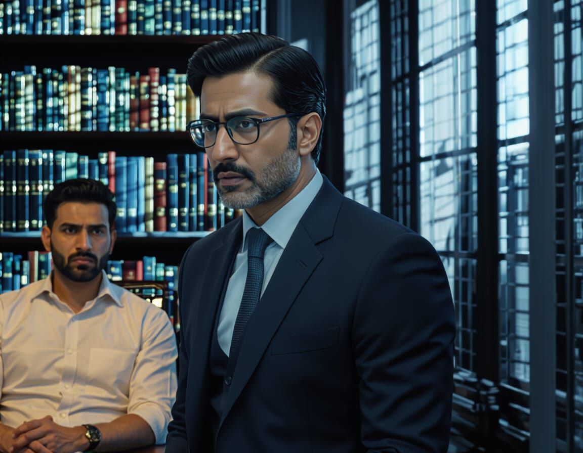 Cinematic Doctor's Office with Psychological Thriller Vibe