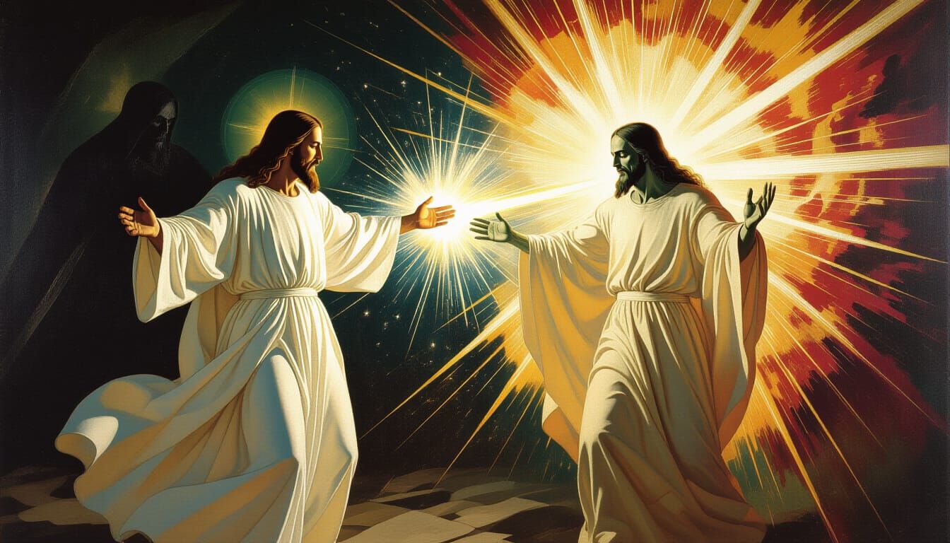 Jesus Christ's Divine Brightness Defeats Antichrist