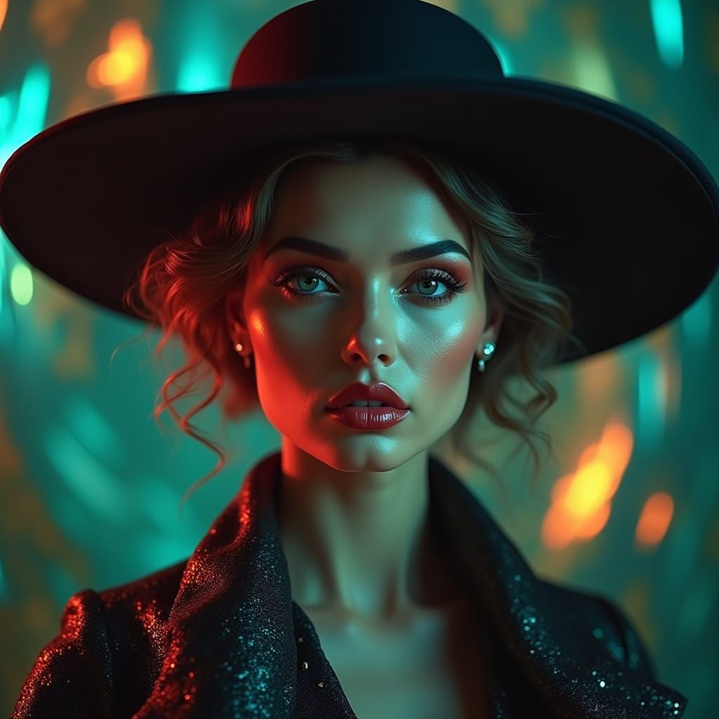 Elegant Women in Lavish Surreal Environment