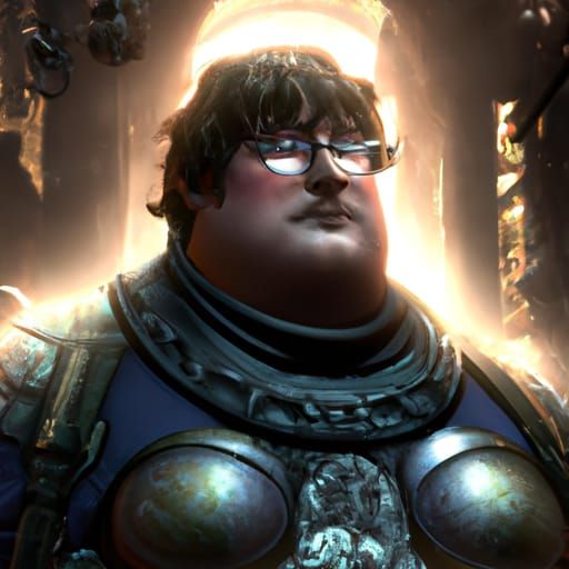 Peter Griffin as Dark Souls Character Portrait