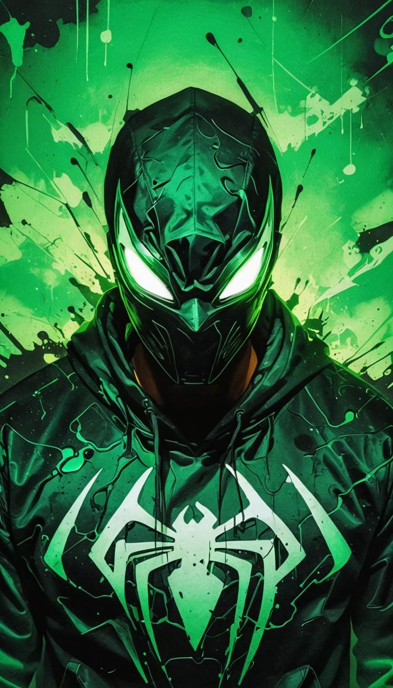 Wu Tang Clan Graffiti Art with Hoodie Detail