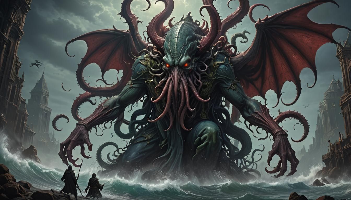 Cthulhu in Dark Fantasy Style