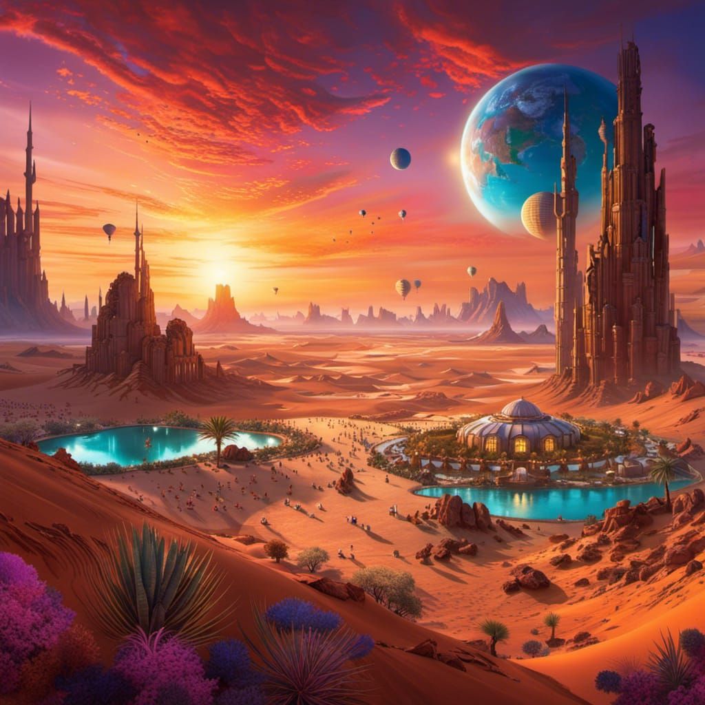 Desert in another planet