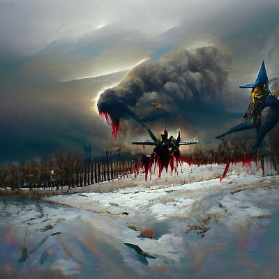 Sinister Ukraine Russia War by Greg Rutkowski