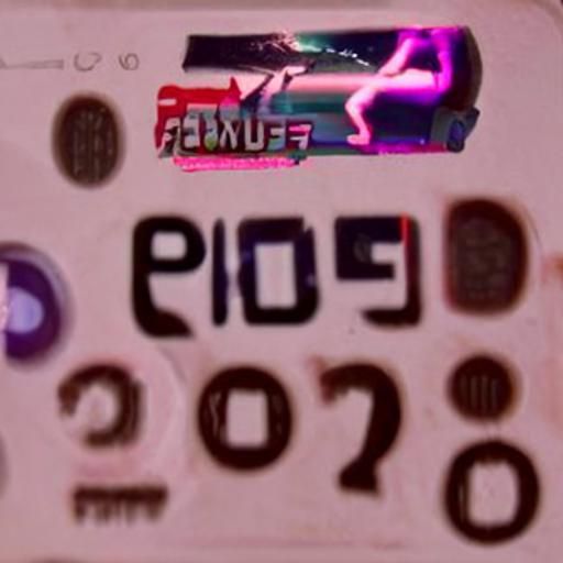 Periodic Table Pizza in Cyberpunk Neon Restaurant