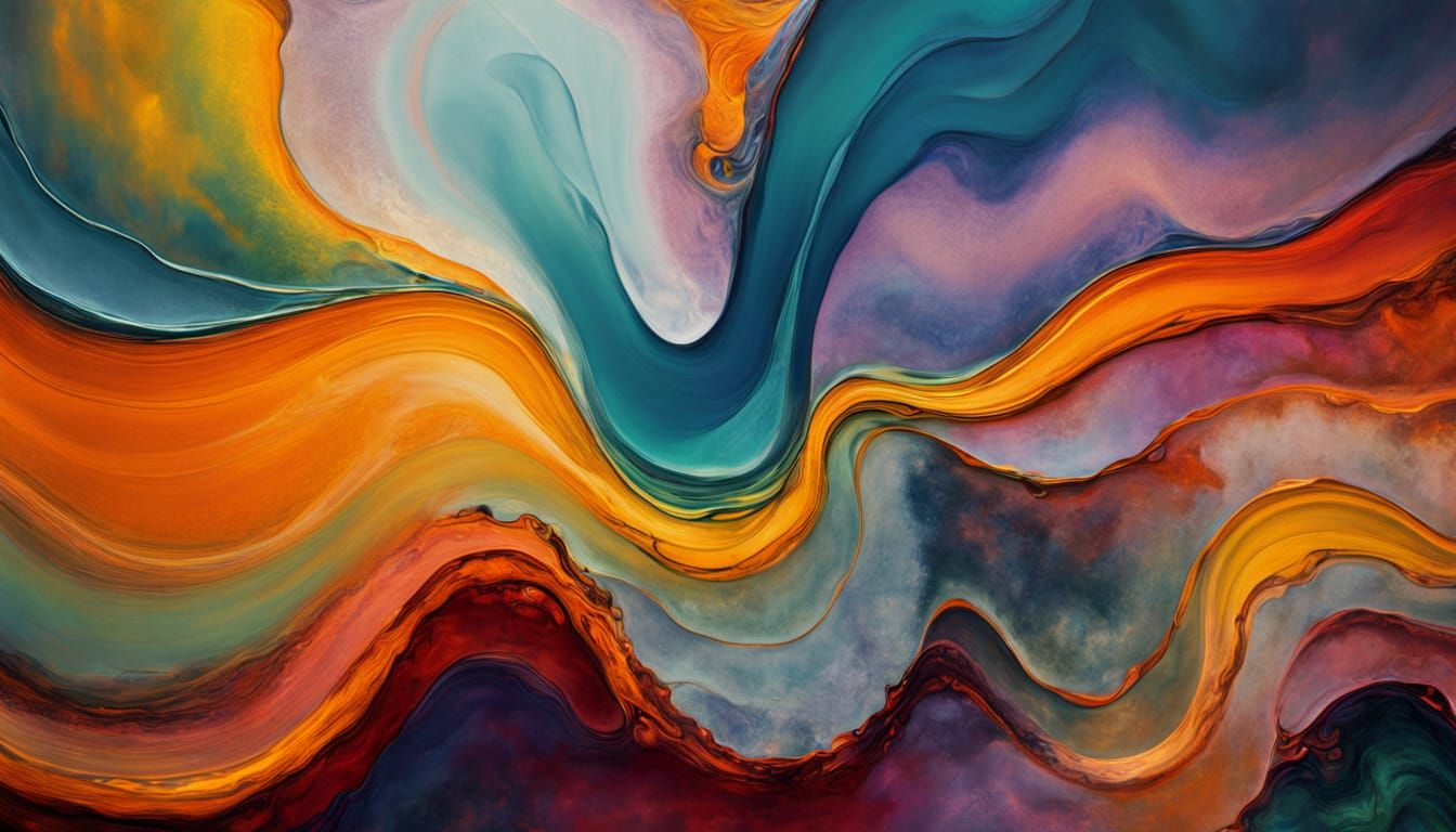 Surreal Glass Dragon in Vibrant Iridescent Colors