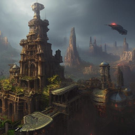 Epic Video Games in Maximalist Digital Painting