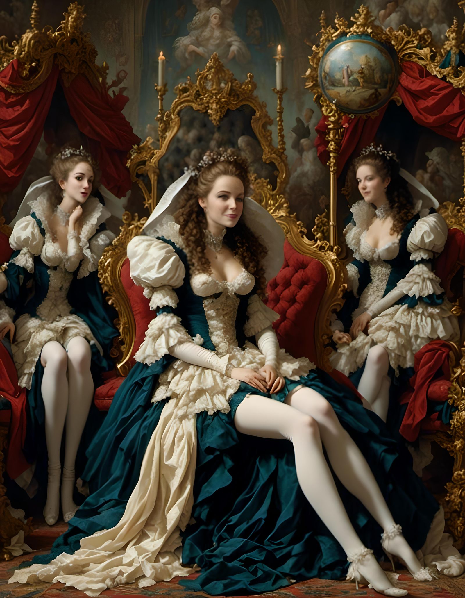 Pantyhose Legs Close-Up