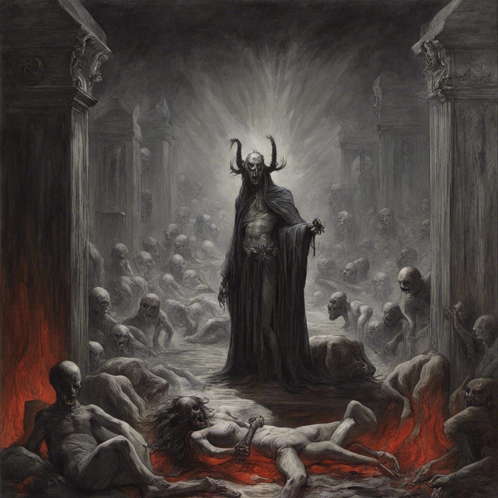 Belphegor: Gothic Horror Illustration