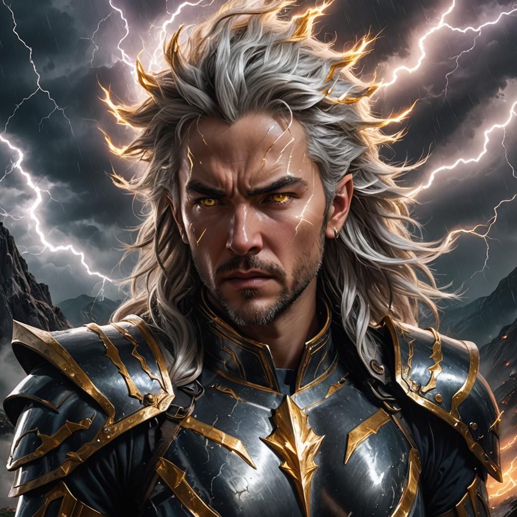 Lightning Elemental Transformation in Violent Storm