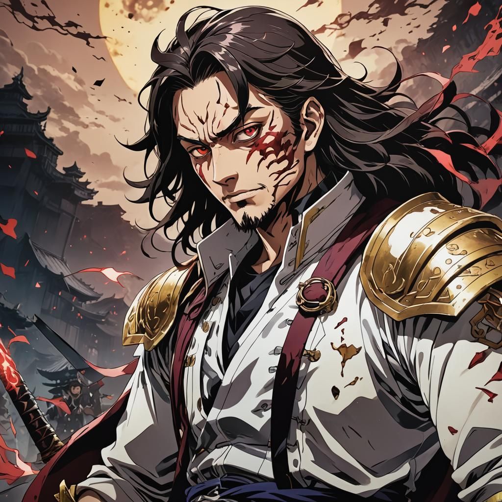 Muzan Kibutsuji: Cel-Shaded Anime Manga Scan