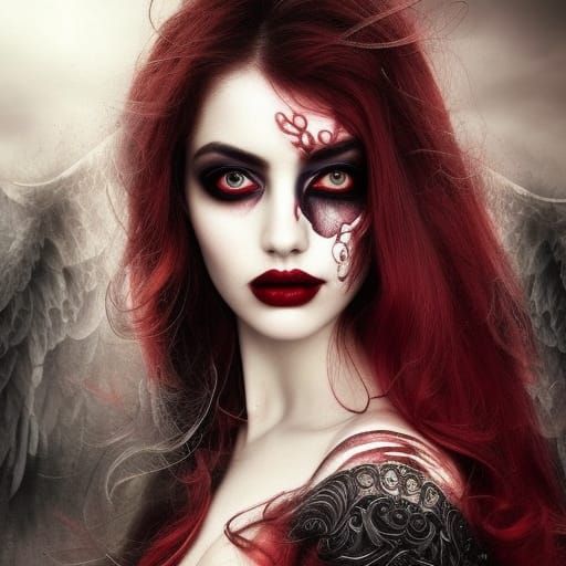 Ana de Armas as Angel of Death in Dark Fairytale