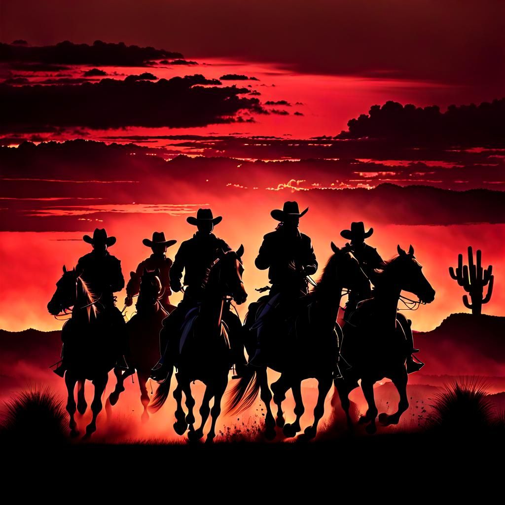 Cowboy Silhouette