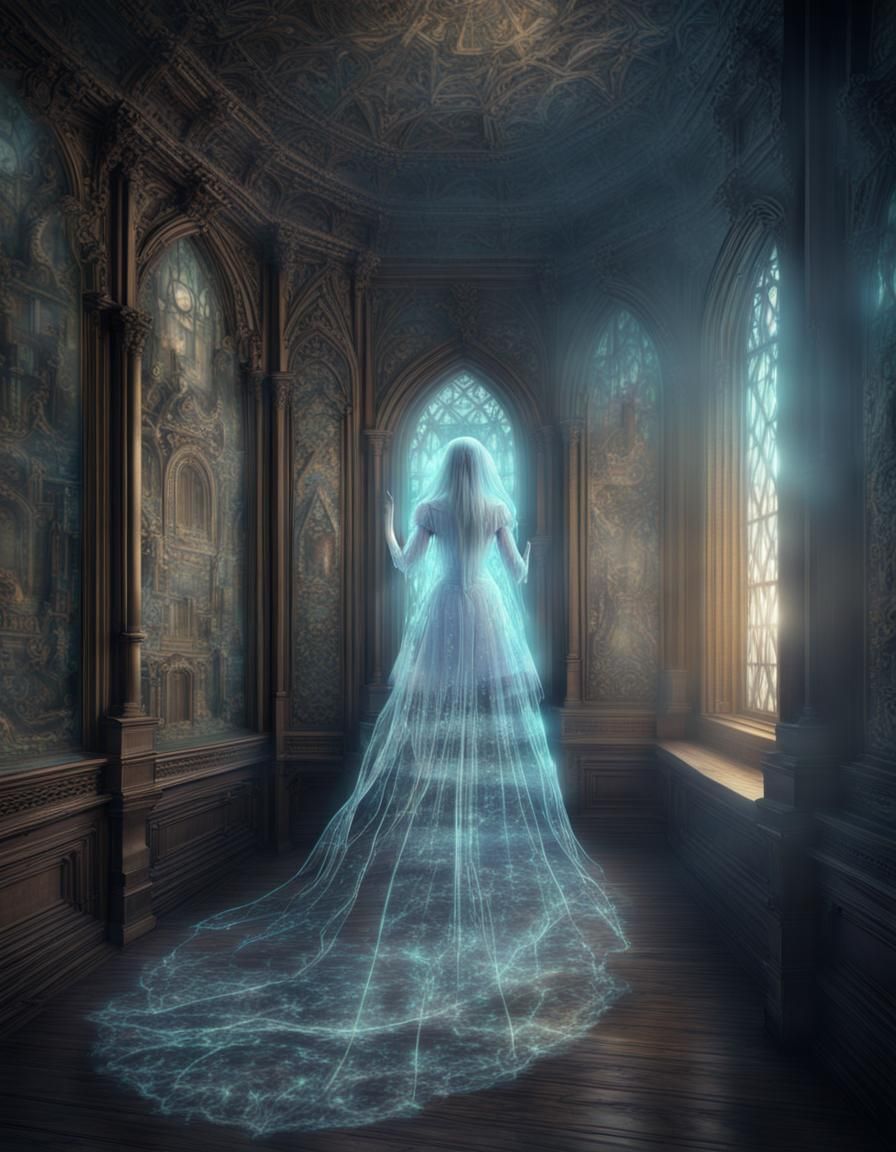 Holographic Ghost in Victorian Castle