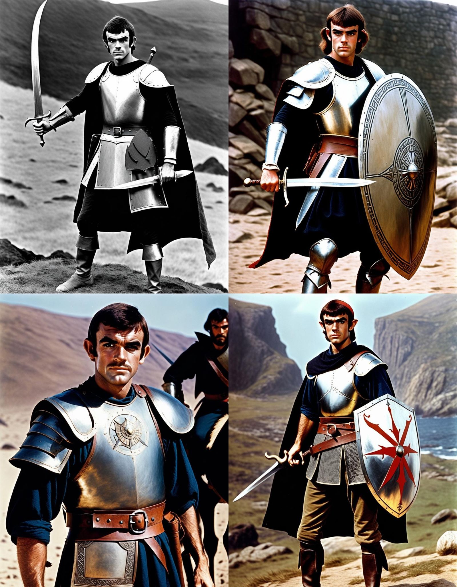 Young Sean Connery as D&D Fighter