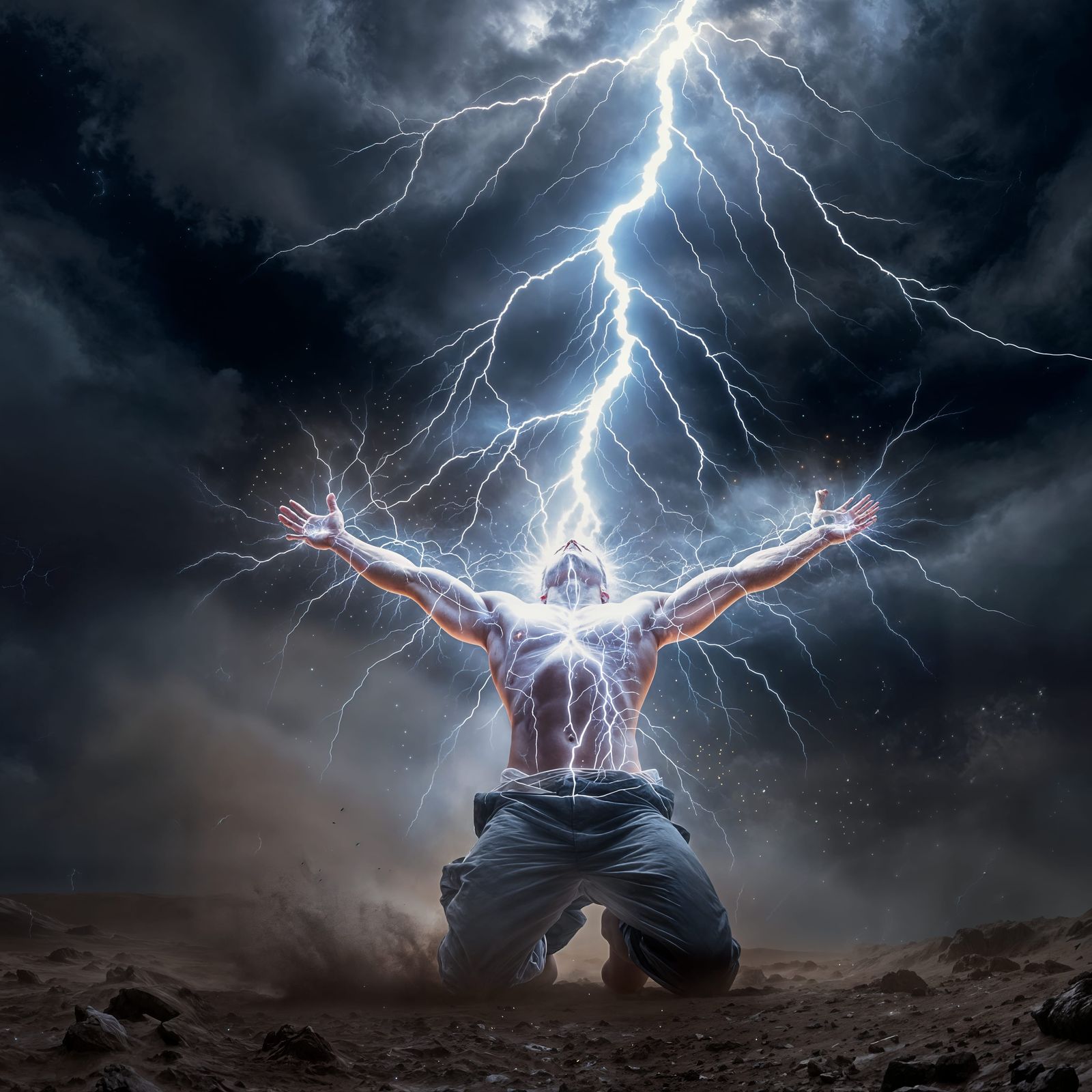 Celestial Power: Person Struck by Lightning
