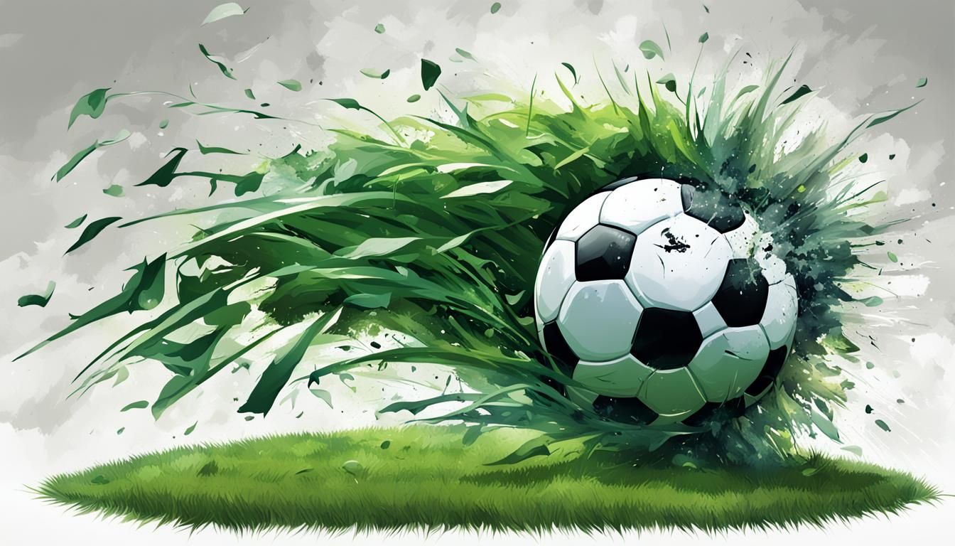 Grauer Soccer: Exploding Ball in Digital Art
