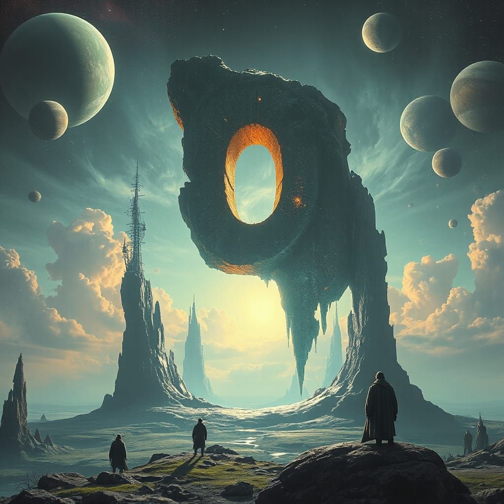 Surreal Number Nine in Interdimensional Landscape