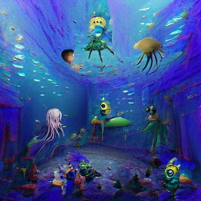 Under Sea: An AI Interpretation