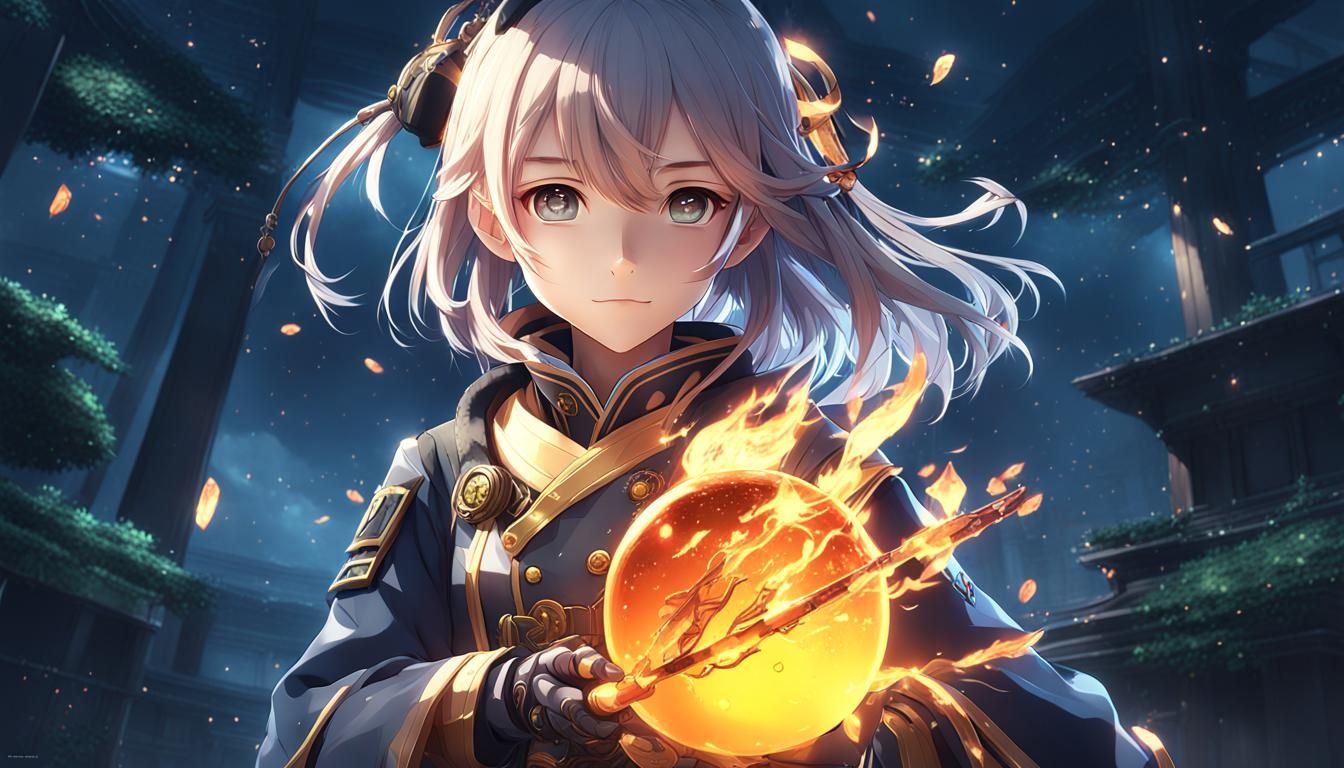 Detailed 3D Anime Art in Japanese Manga Style