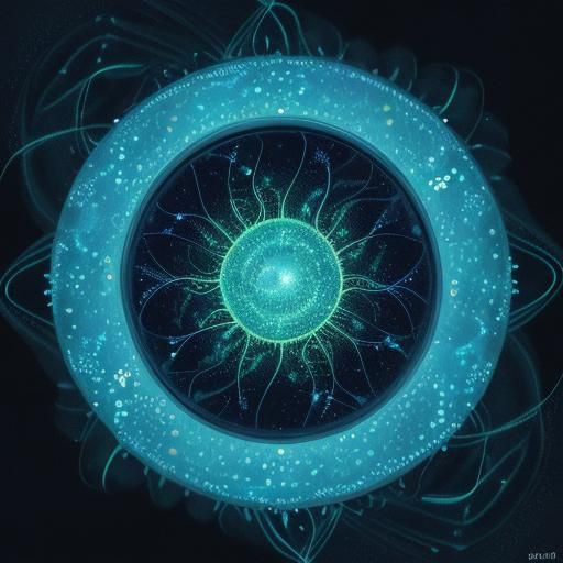 Bioluminescent Immunoglobulins: Microscopic Abstract Art