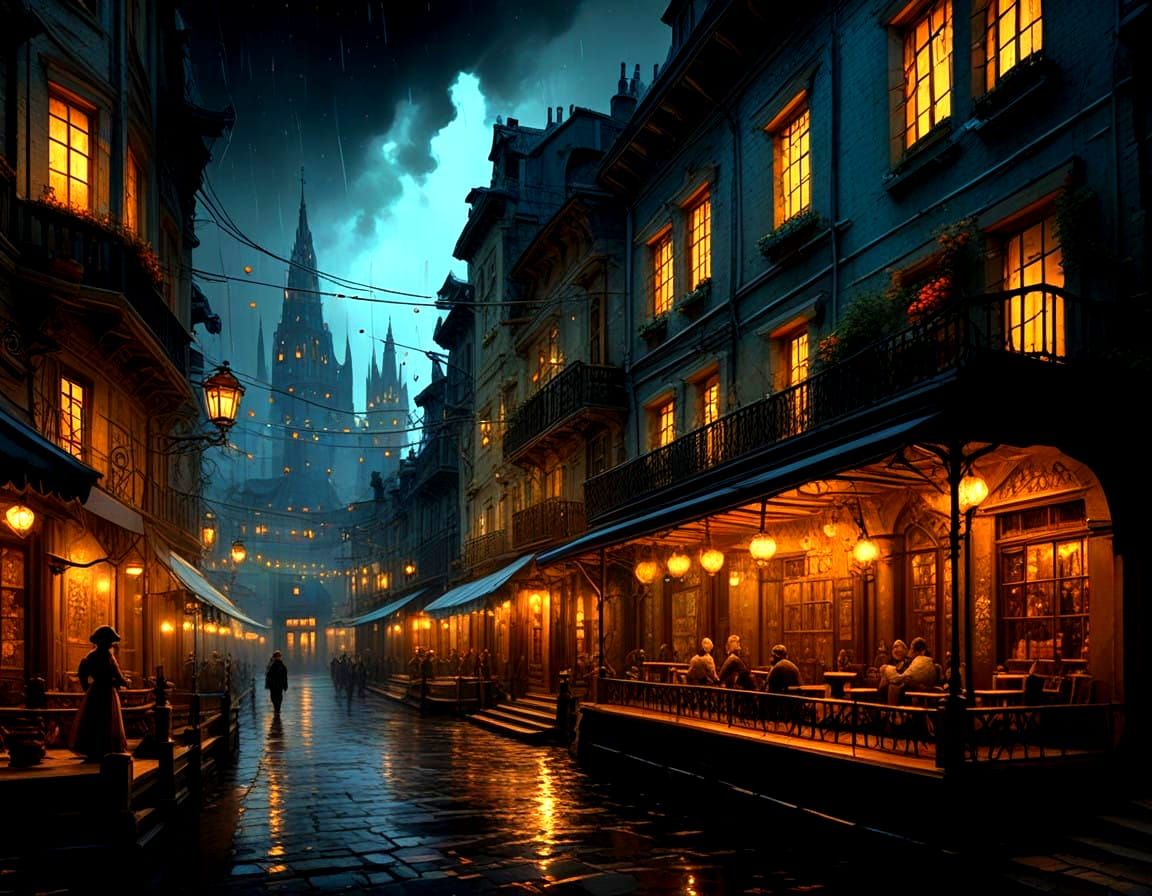 Old New Orleans Along the Border of Qialara