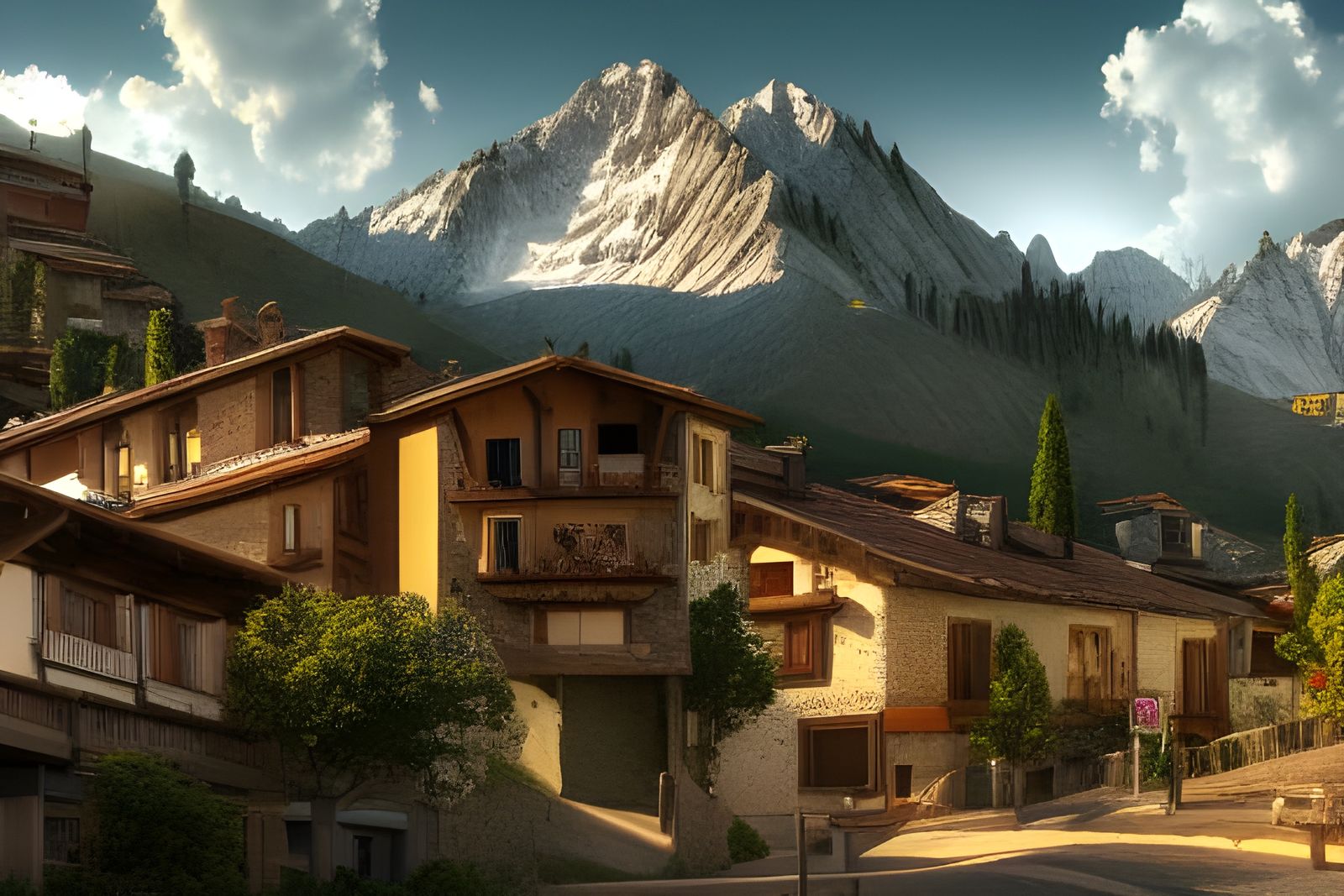 Mountain town