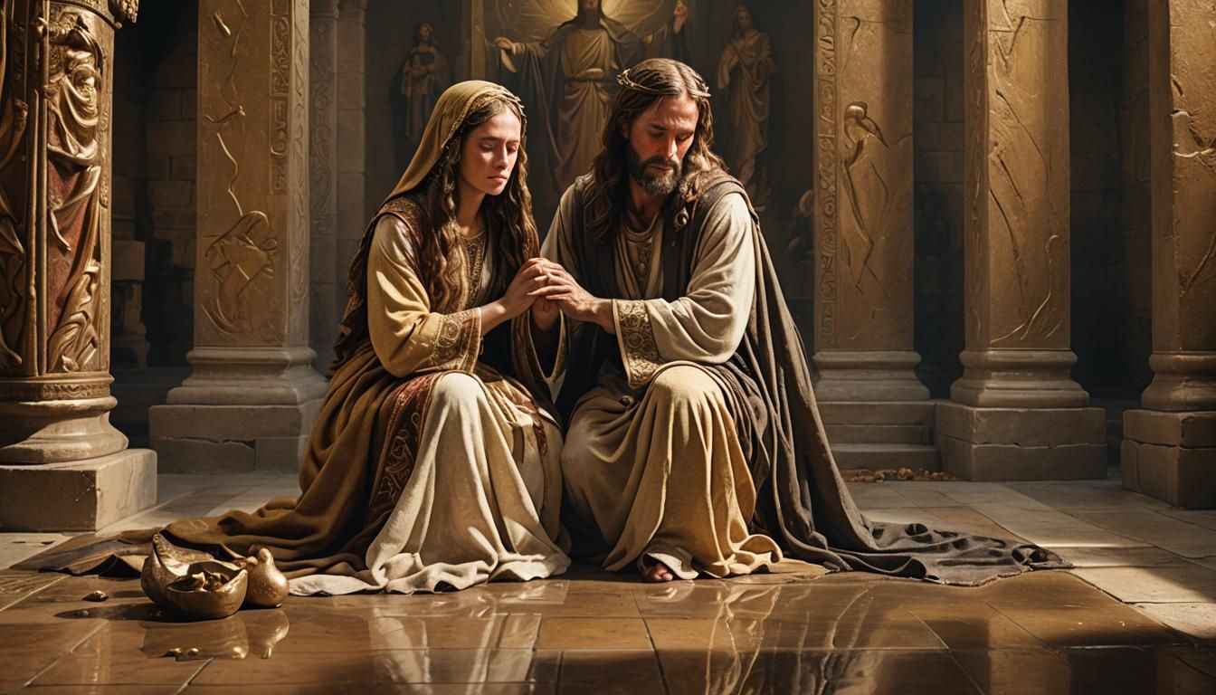 Mary Magdalene Washing Jesus' Feet: Historical Realism