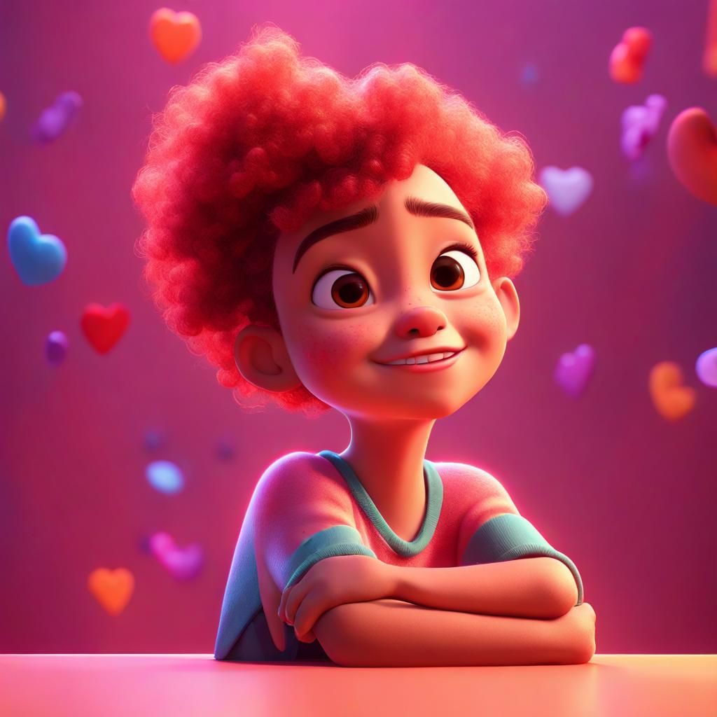 Self Love: Pixar-Style 3D Digital Art