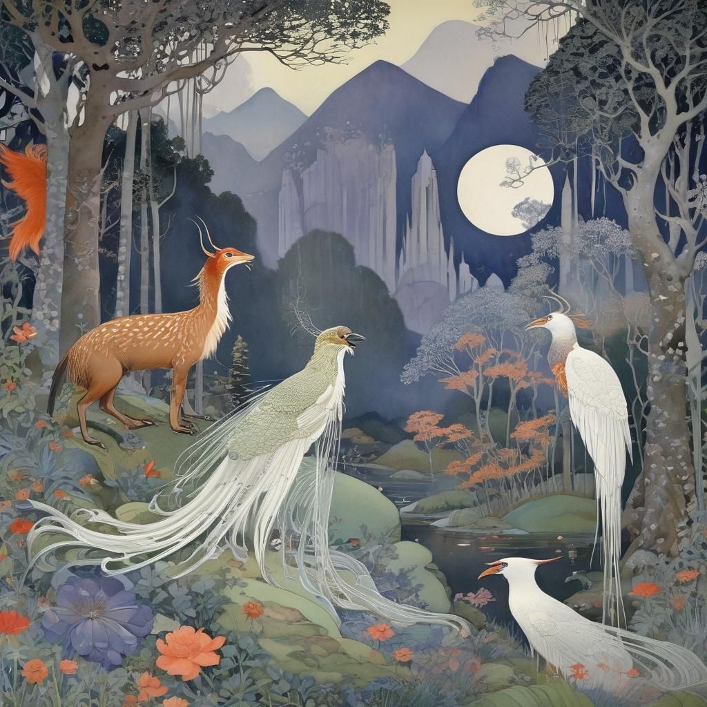 Enchanting Illustration in Sterrett's Golden Age Style