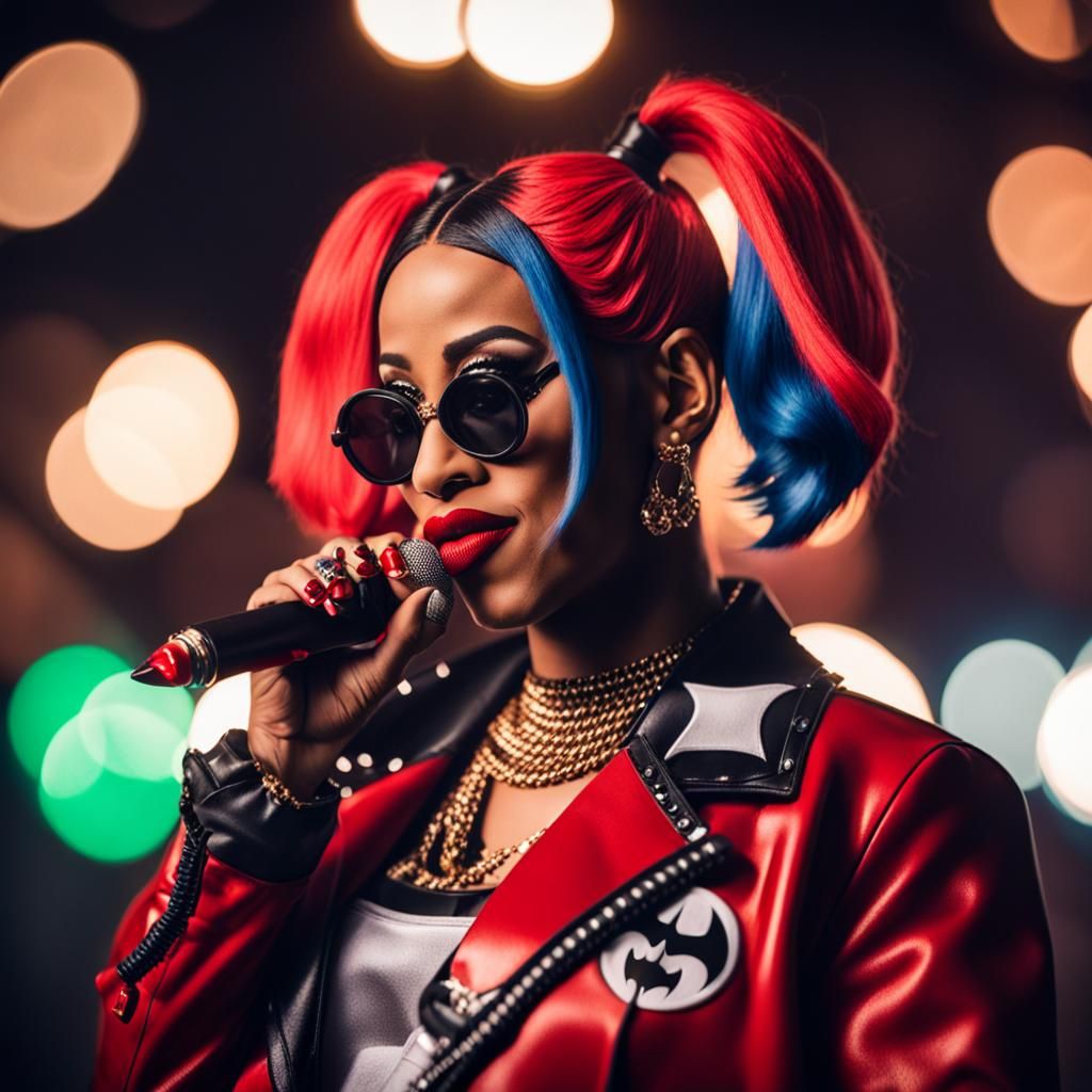 Cardi-B as Harley Quinn: Professional Photography