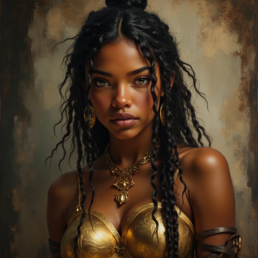 Warrior Goddess in Vogue Style Photography