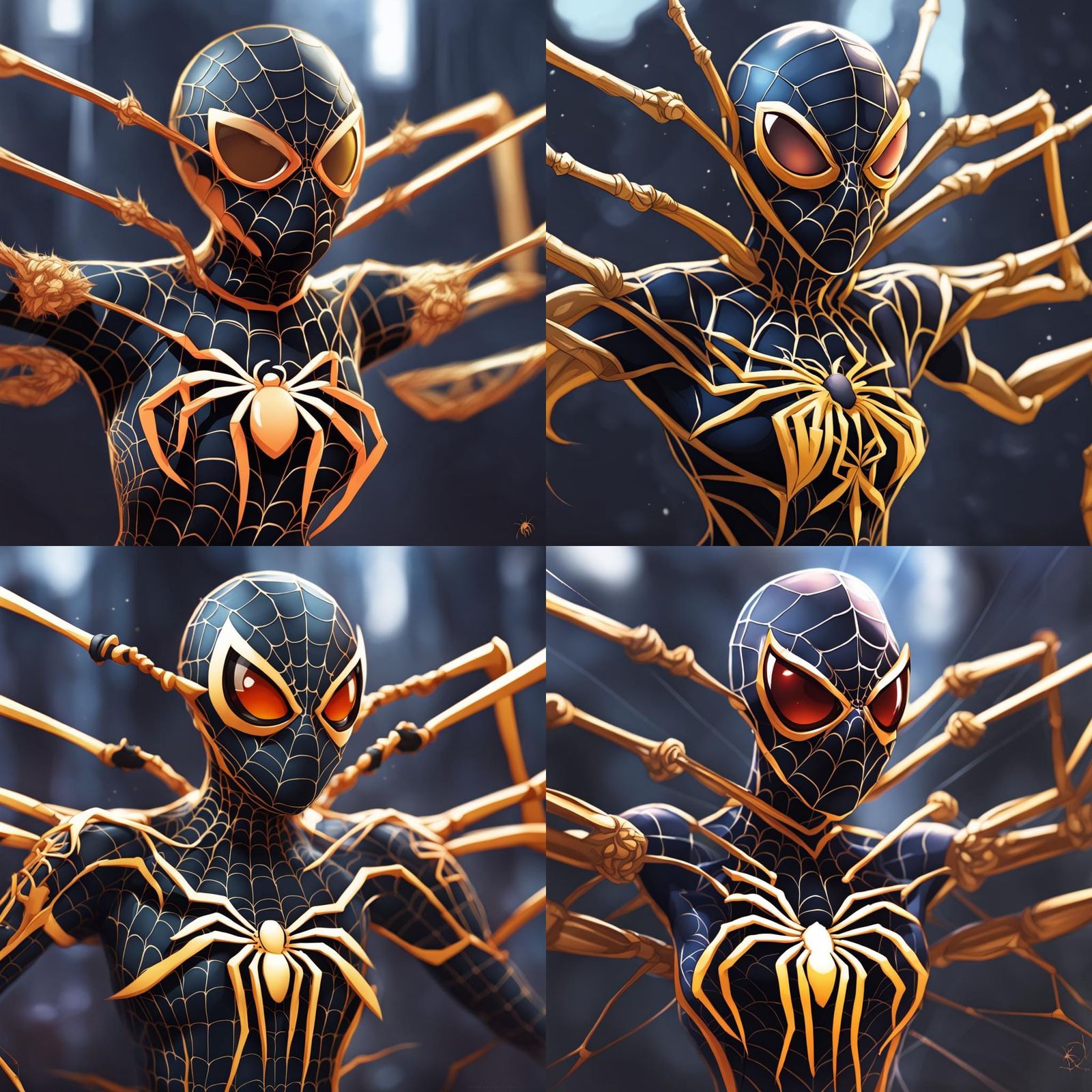 Stylized Spider Sona Digital Art