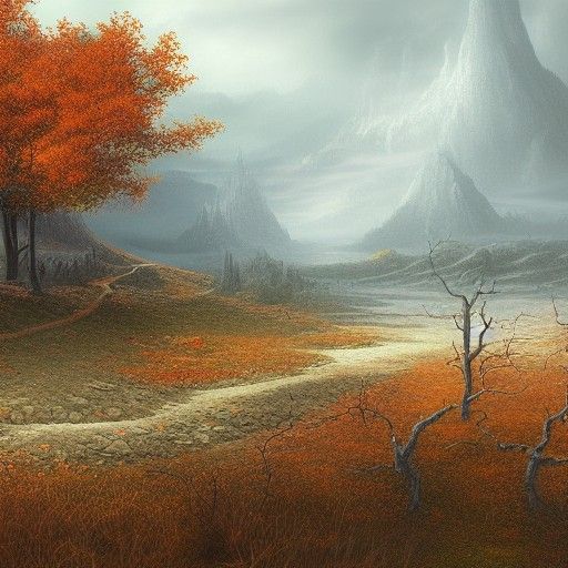 Detailed Matte Painting of October