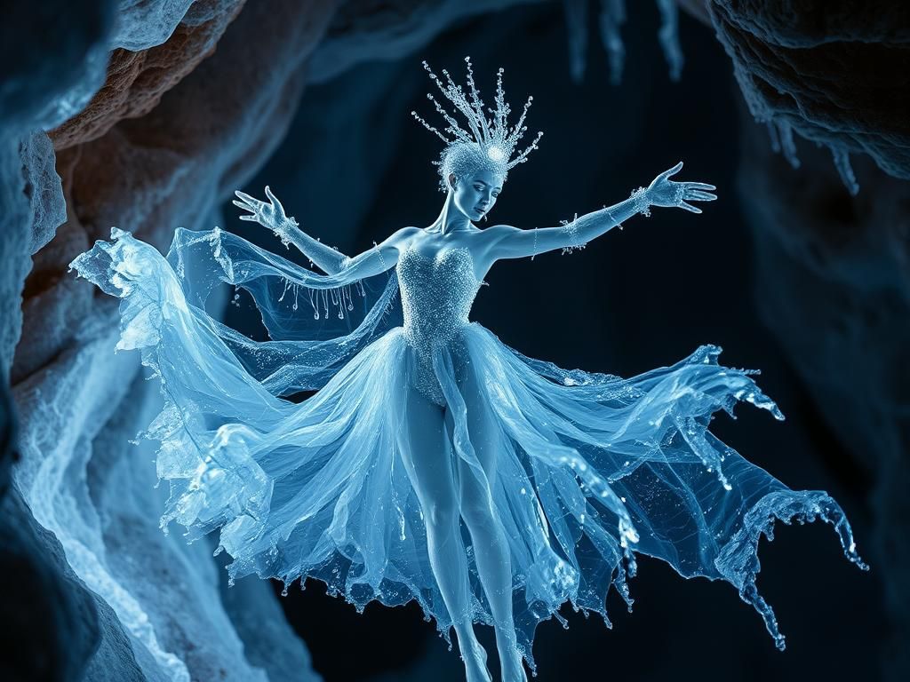 Fairytale Frostwork Dancer in Natural Theatre