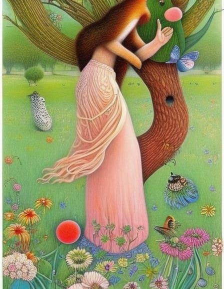 Fairytale Horse Drinks: Detailed 8K Octane Render