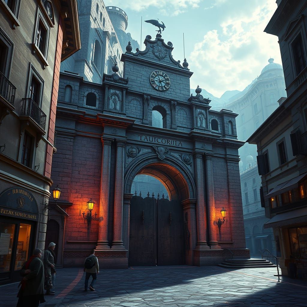 Ancient Roman Portal Transports to a Bygone Era in Dark Fant...