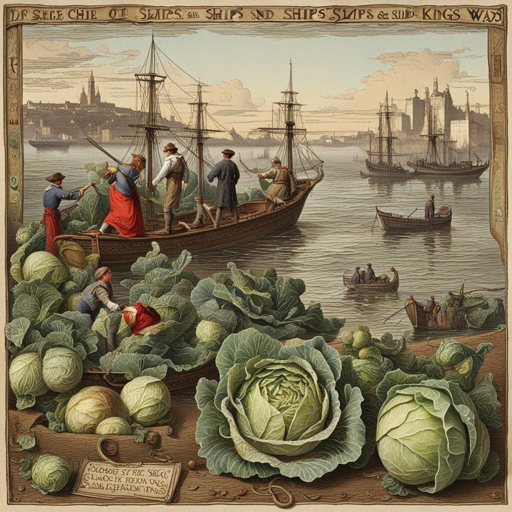 Surreal Still Life: Shoes, Ships, Cabbages, Kings