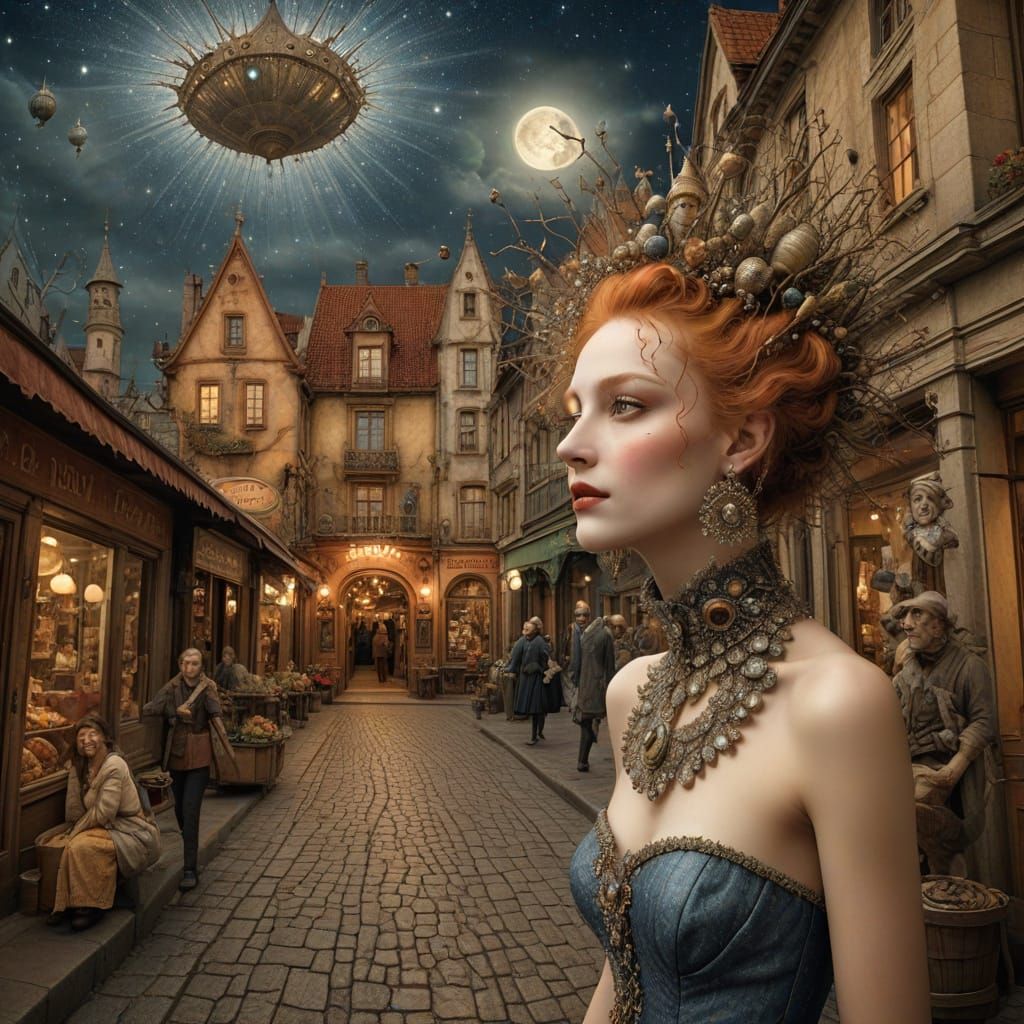 Marching out into the larger world, very much in possession ...