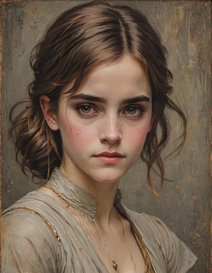 Emma Watson by John William Waterhouse