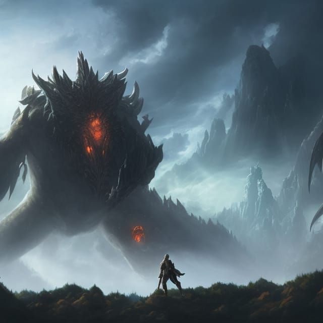 Heroic Stand: Last Human vs. Gigantic Monster