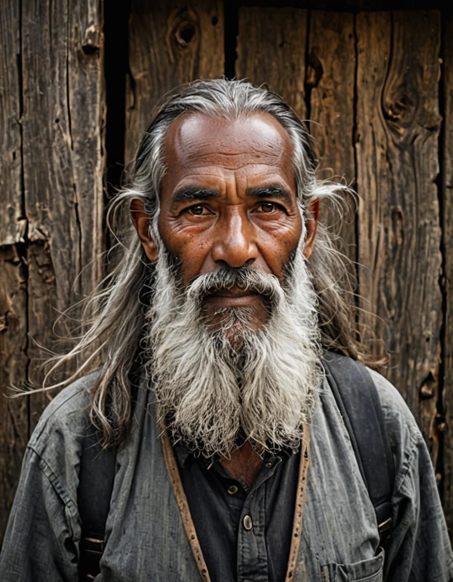 Grey-Barded Sage in Natural Habitat