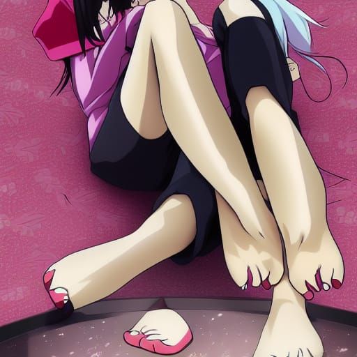 anime feet
