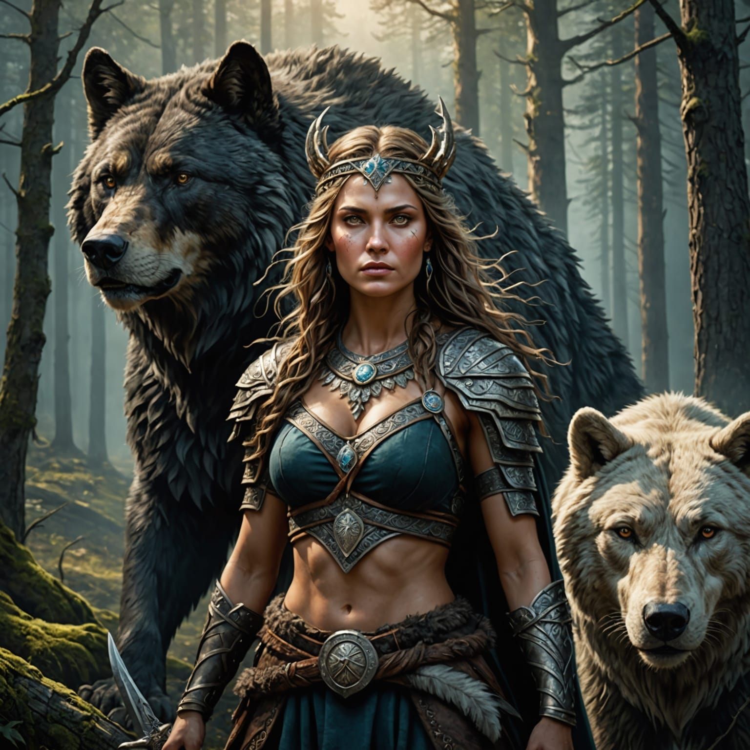 Devana: Slavic Goddess of the Hunt and Wilderness