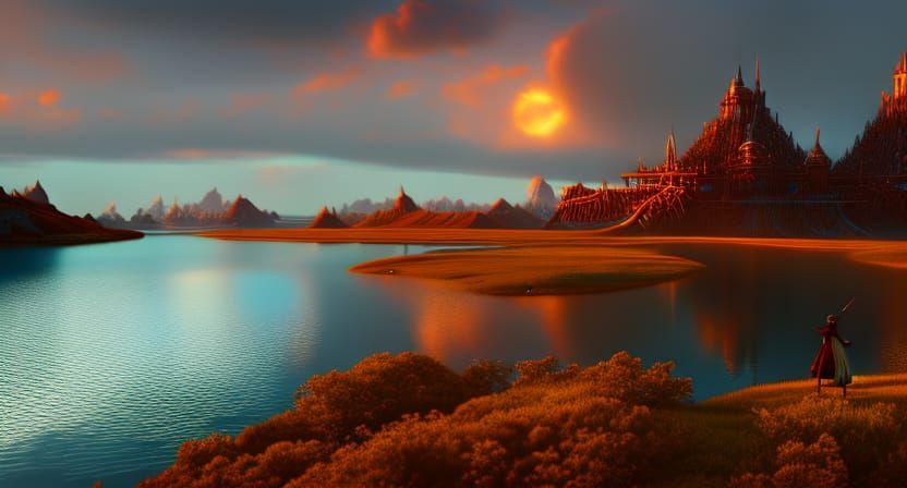 Sinister Rabbit Magician in Dark Fantasy Concept Art