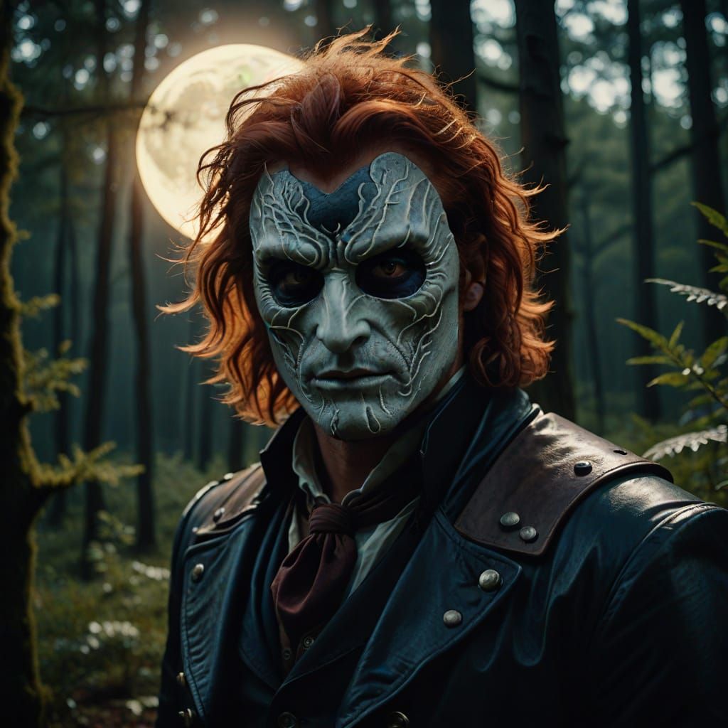 Dramatic Highwayman Portrait in Golden Hour Light