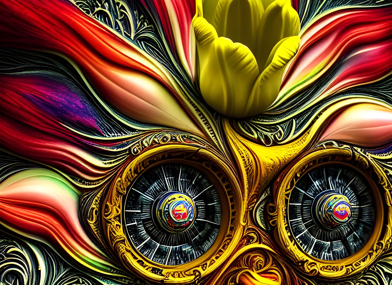 Detailed Hyperrealistic Rendering with Rich Colors